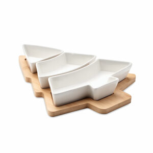 Plats de service de Noël