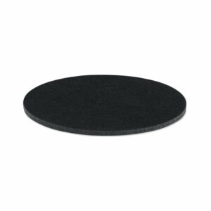 Sous-verre rond en feutre RPET