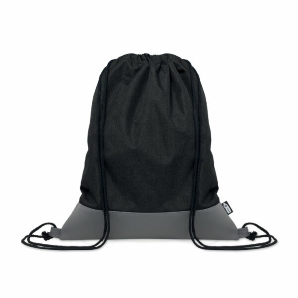 Sac à cordon en PU RPET 2 tons