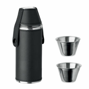 Bouteille avec gobelets