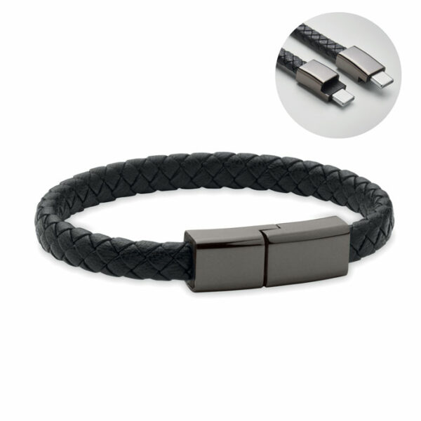 Câble bracelet tressé type C