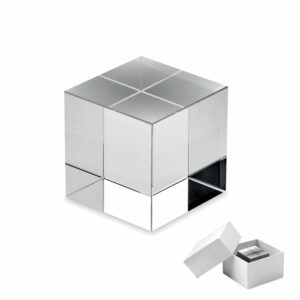 Trophée en verre Cube
