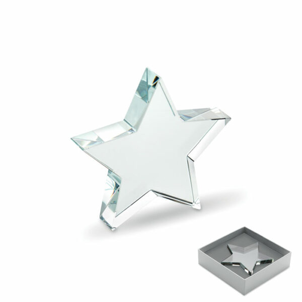 Trophée en verre Etoile