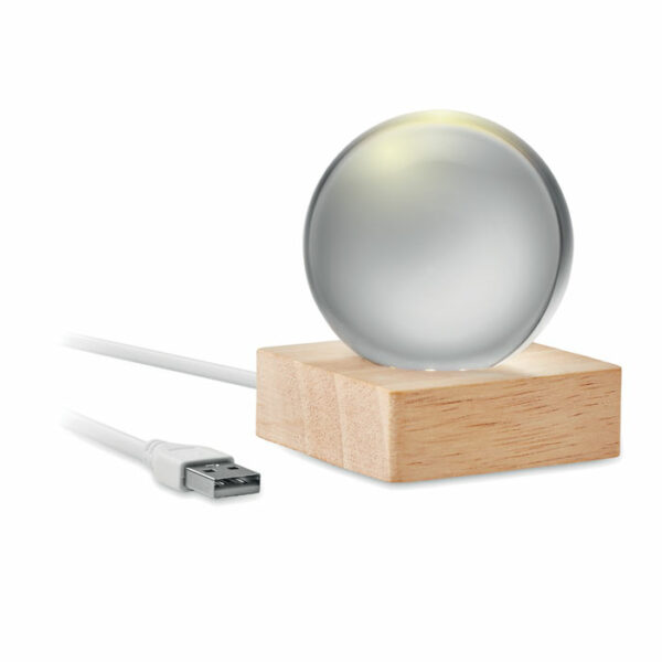 Sphère en verre LED