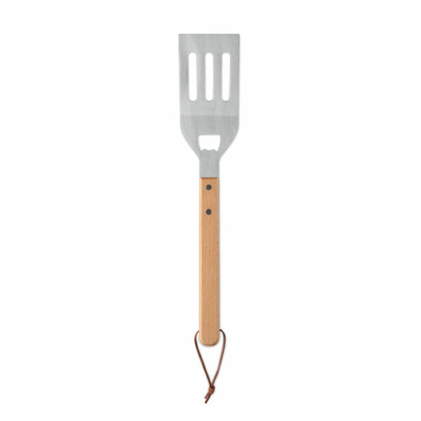 Spatule pour barbecue en hêtre