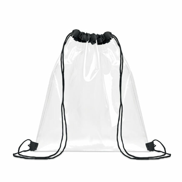 Sac à cordon transparent
