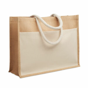 Sac shopping en jute