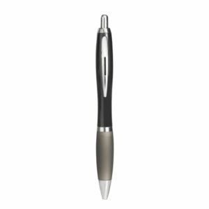 Stylo bille à l'encre bleue.