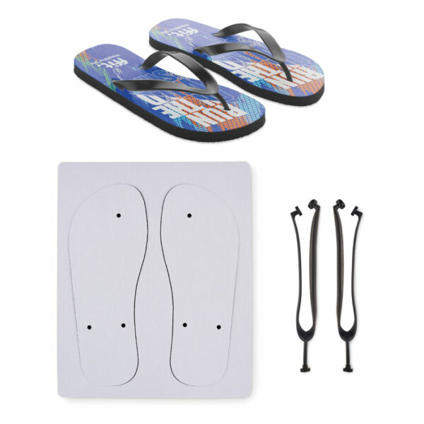 Tongs sublimés, tailles 42-44