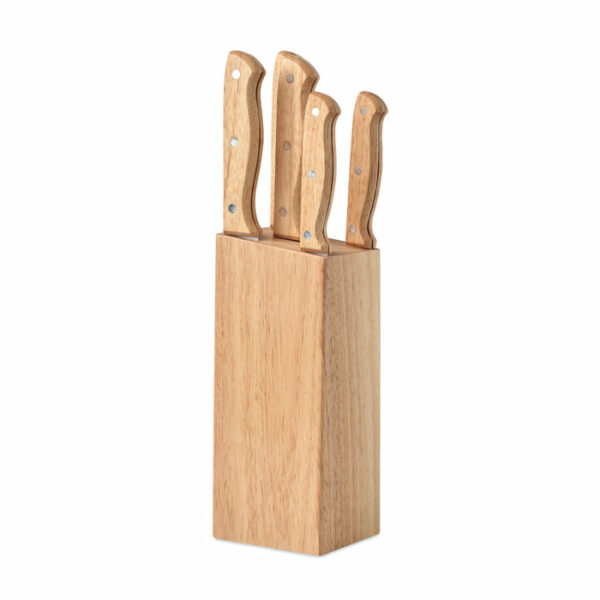 Set de 5 couteaux dans socle