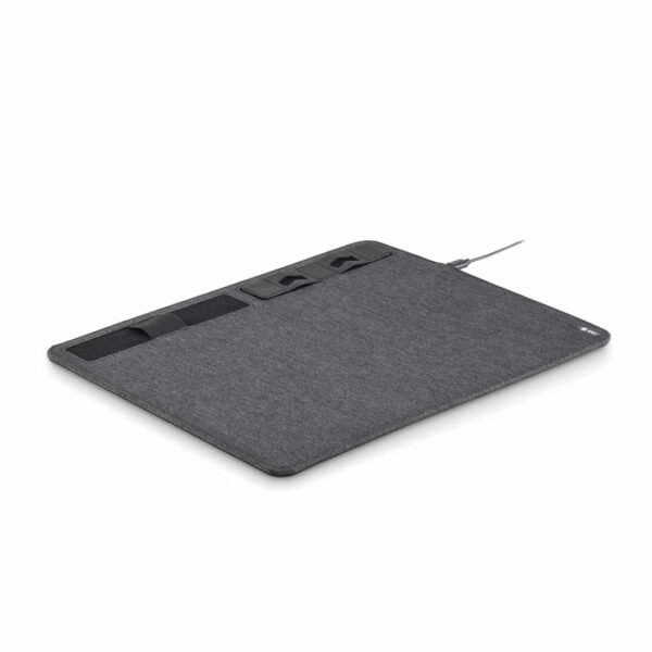 Tapis de souris RPET chargeur 15W