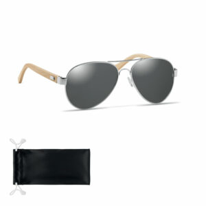 Lunettes de soleil en bambou