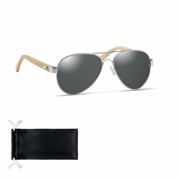 Lunettes de soleil en bambou