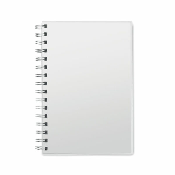 Carnet A5 à spirales en RPET