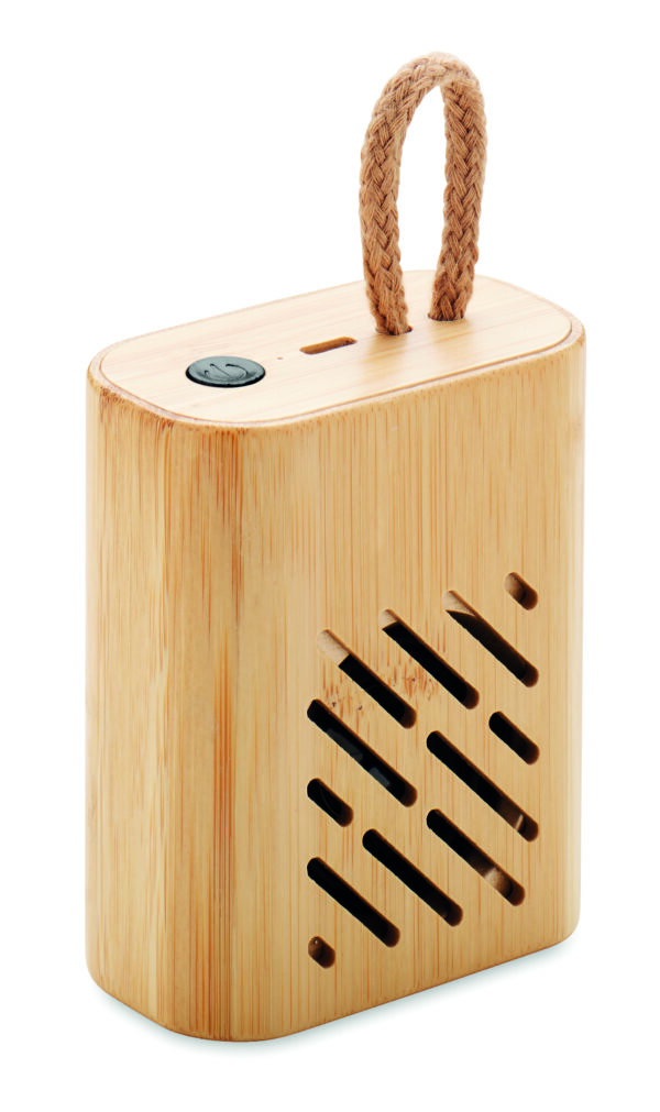 Haut-parleur sans fil bambou 3W