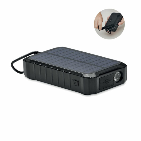 Powerbank solaire à dynamo 8000 mA