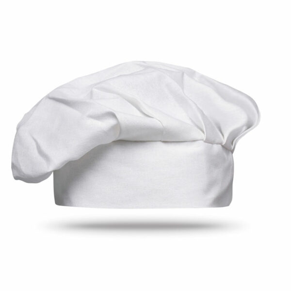Toque de chef en coton 130g/m2