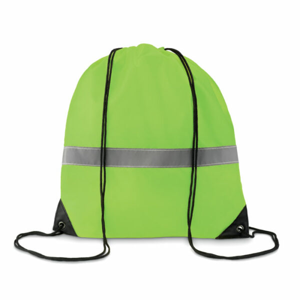 Sac à cordons avec bandes réfl