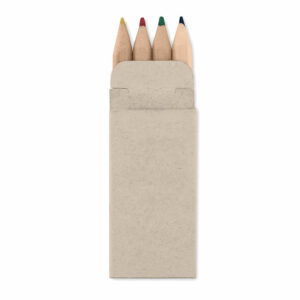 4 coloured pencils