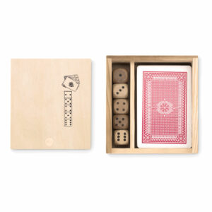 Cartes à jouer et 5 Dés