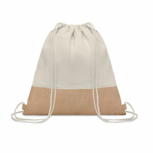 Sac à cordon avec détails jute