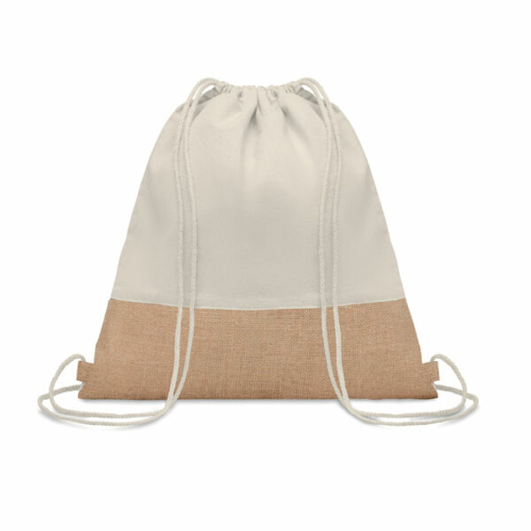 Sac à cordon avec détails jute