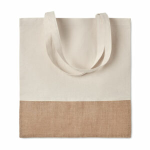 Sac à provisions avec jute.