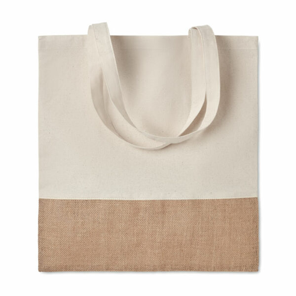 Sac à provisions avec jute.