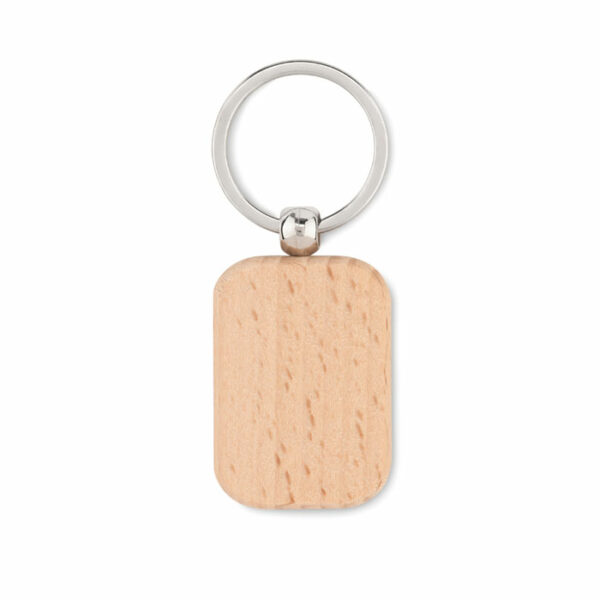 Porte-clés rectangulaire bois