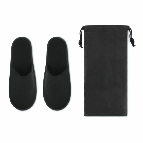 Paire de pantoufles & pochette