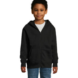STONE KIDS VEST ZIP CAPUCHE